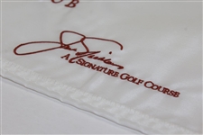 Jack Nicklaus Signed Toscana Country Club Embroidered Flag JSA ALOA