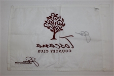 Jack Nicklaus Signed Toscana Country Club Embroidered Flag JSA ALOA