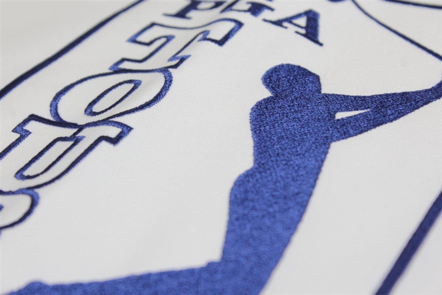 Jim Furyk Signed PGA Tour Logo Embroidered Flag JSA #LL94709