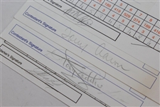 Major Champs Coody, Jacklin, Aaron, & Moody Signed Official Scorecards - 1995 FHP & 1997 TPC JSA ALOA