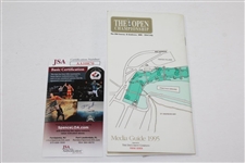 Jack Nicklaus Signed 1995 OPEN Championship at St. Andrews Media Guide JSA #AA10870