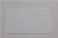 Verne Lundquist Signed Yes Sir! 3x5 Card with '86, Name, & Images JSA ALOA