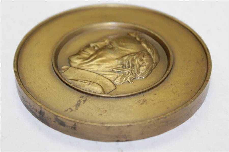 Arnold Palmer Ltd Ed Bronze Medal Commemorating 1964 Masters Victory - Medallic Art Co.