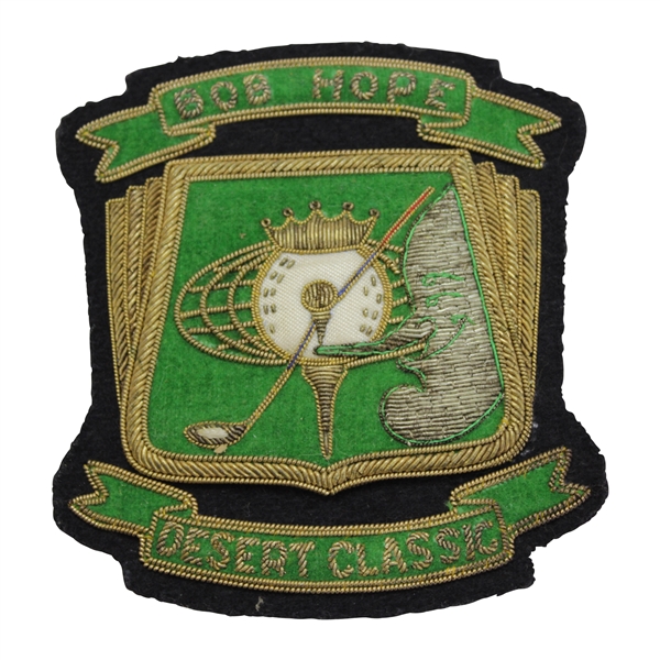 Bob Hope Desert Classic Vintage Members Gold Bullion Coat Crest