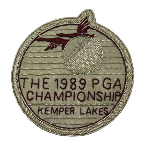 1989 PGA Championship at Kemper Lakes Committee Members Coat Crest - Payne's First Major Win