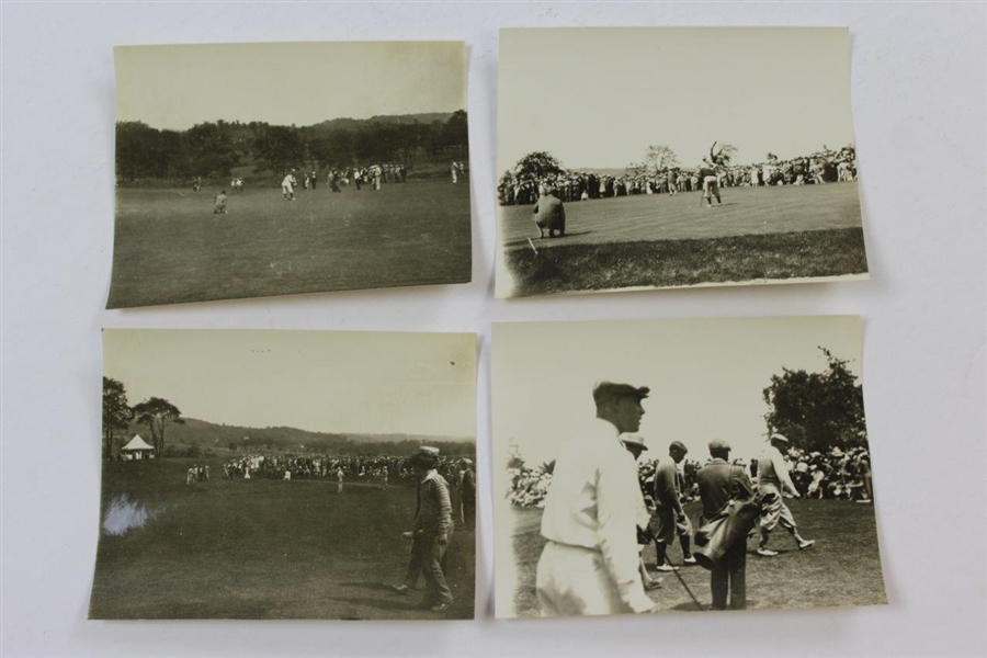Thirteen (13) Original 1927 US Open at Oakmont CC Photographs Including Bobby Jones