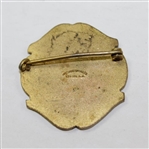 1932 Intercollegiate Golf Championship Contestant Badge - Excellent Condition - Johnny Fischer Wins!