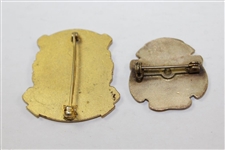 Two Canadian Golf Pins - '1959' Burlington G&CC and Scarboro Golf & Country Club