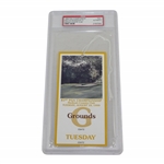 1999 PGA Championship at Medinah Tuesday Grounds Ticket #037472 - PSA #21547545 - Tiger Woods Win