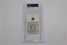 1999 PGA Championship at Medinah Tuesday Grounds Ticket #037472 - PSA #21547545 - Tiger Woods Win