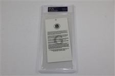 1999 PGA Championship at Medinah Wednesday Grounds Ticket #07277 - PSA #21547546 - Tiger Woods Win