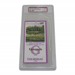 1999 PGA Championship at Medinah Thursday Grounds Ticket #07262 - PSA #21547547 - Tiger Woods Win