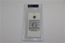 1999 PGA Championship at Medinah Thursday Grounds Ticket #07262 - PSA #21547547 - Tiger Woods Win