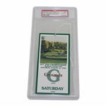 1999 PGA Championship at Medinah Saturday Grounds Ticket #07679 - PSA #21547549 - Tiger Woods Win