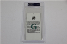 1999 PGA Championship at Medinah Saturday Grounds Ticket #07679 - PSA #21547549 - Tiger Woods Win