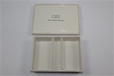 Augusta National Golf Club Clubhouse Royal English Porcelain Card Holder Handcrafted by Artist Bill Waugh
