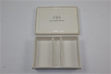 The Old Course St. Andrews Royal English Porcelain Card Holder Handcrafted by Artist Bill Waugh