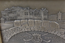 The Old Course St. Andrews 1900-2000 Ltd Ed Millenium Edition 7/100 Resin Cast Bronze by Artist Bill Waugh