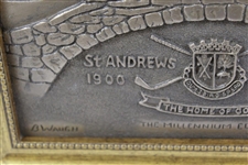 The Old Course St. Andrews 1900-2000 Ltd Ed Millenium Edition 7/100 Resin Cast Bronze by Artist Bill Waugh