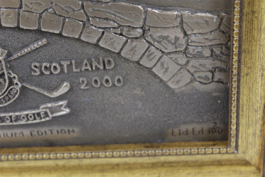 The Old Course St. Andrews 1900-2000 Ltd Ed Millenium Edition 7/100 Resin Cast Bronze by Artist Bill Waugh