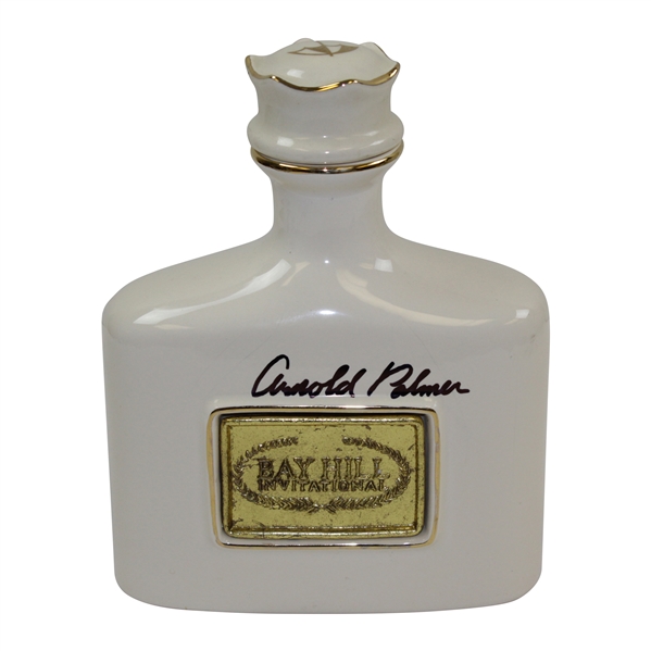 Arnold Palmer Signed 1998 Bill Waugh Bay Hill Inv. Artist Proof 4/10 Porcelain Decanter JSA ALOA