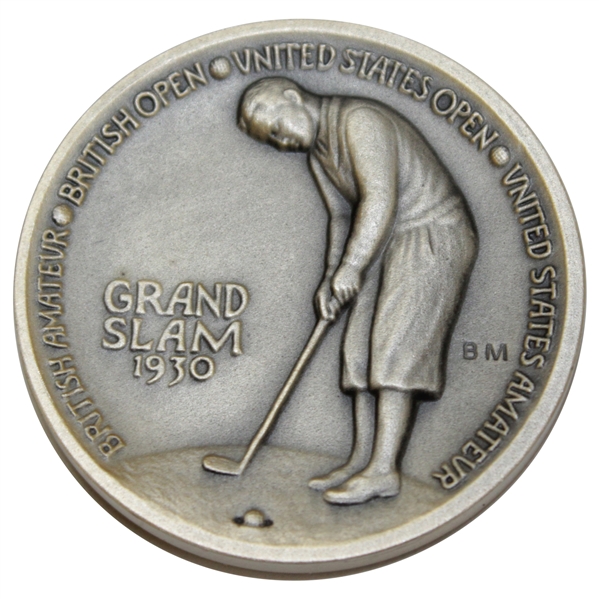 Bobby Jones Grand Slam .999 Fine Silver Medallion
