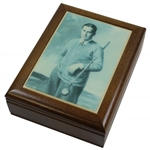 Bobby Jones Ceramic Tile Wooden Case with Dozen Bobby Jones Logo Balls & Print Portfolio
