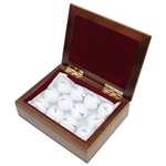 Bobby Jones Ceramic Tile Wooden Case with Dozen Bobby Jones Logo Balls & Print Portfolio