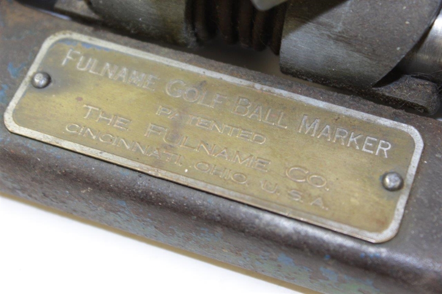 Vintage The Fullname Golf Ball Marker
