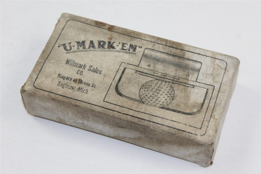 “U-Mark-Em” Golf Ball Marker In Original Box