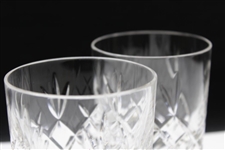 Pair of Augusta National Golf Club Members Only Crystal Rocks Glasses - New In Box