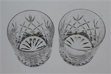Pair of Augusta National Golf Club Members Only Crystal Rocks Glasses - New In Box