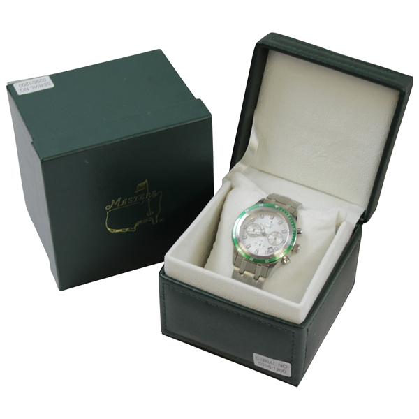 2010 Masters Ltd Ed Watch New In Box with Plastic on Front and Back with new Battery