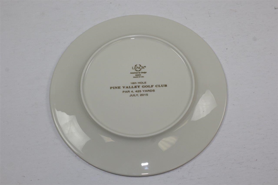 Lenox Pine Valley Golf Club Trophy Plate hole #18 New In Box
