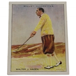 1930 Wills Famous Golfers Walter Hagen Card