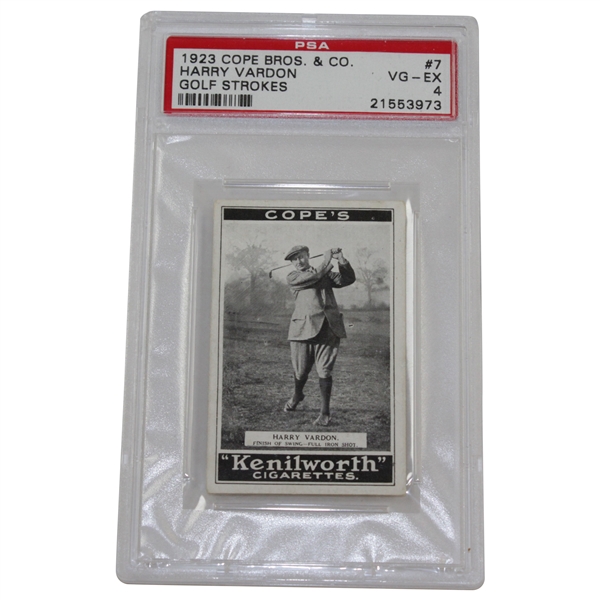 1923 Cope Bros. Harry Vardon Card PSA Slabbed and Graded VG-EX 21553973