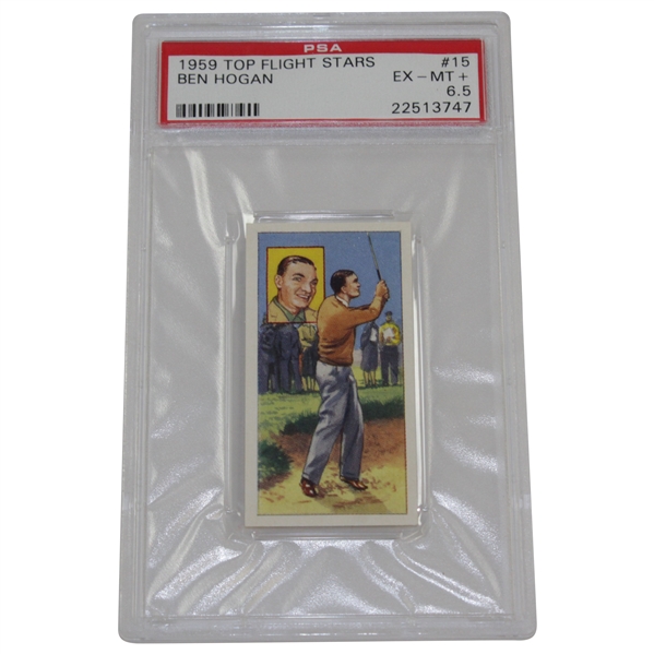 1959 Ben Hogan Top Flight Stars Card PSA Slabbed and Graded EX-MT 6.5 22513747