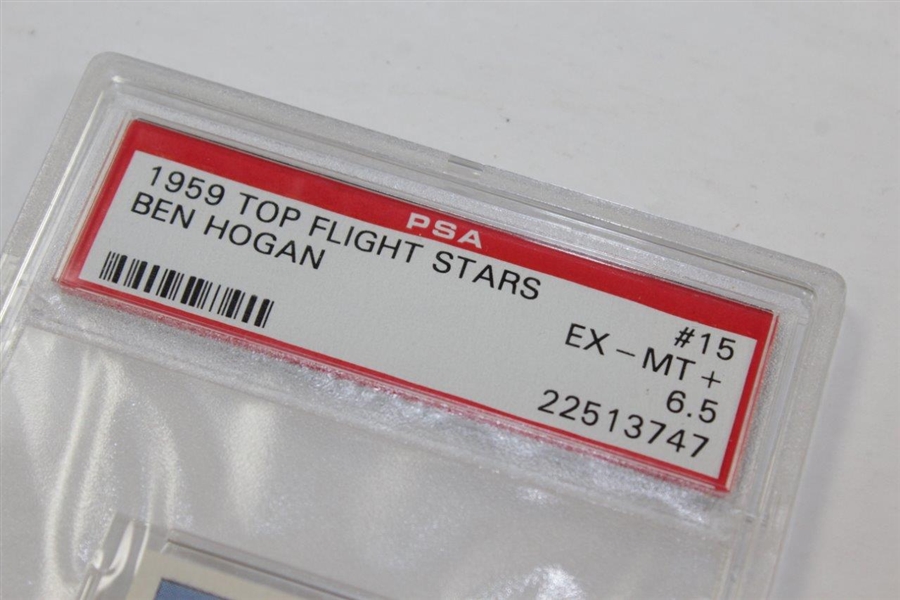 1959 Ben Hogan Top Flight Stars Card PSA Slabbed and Graded EX-MT 6.5 22513747