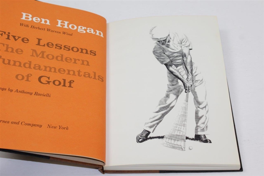 1957 Deluxe 1st Edition Ben Hogan's Five Lessons with Slipcover