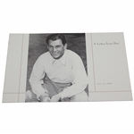 Merion Golf Club Ben Hogan Book “A Letter From Ben”
