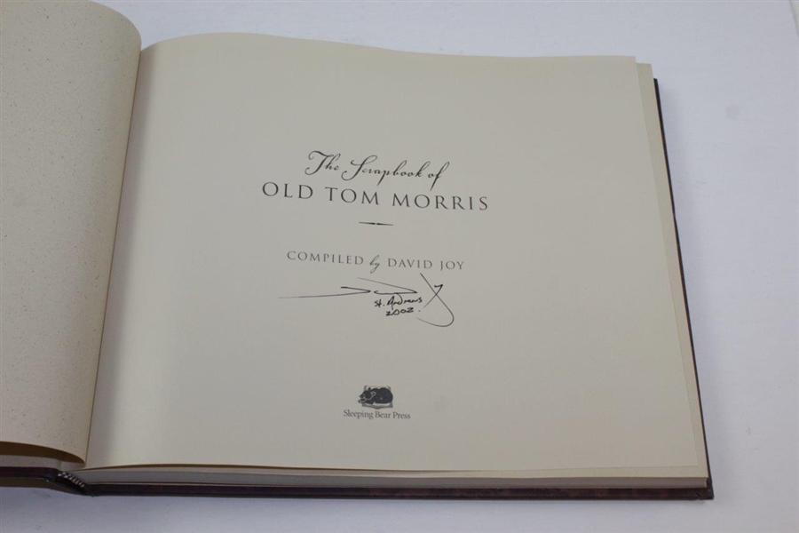 The Scrapbook Of Old Tom Morris Signed by Author David Joy