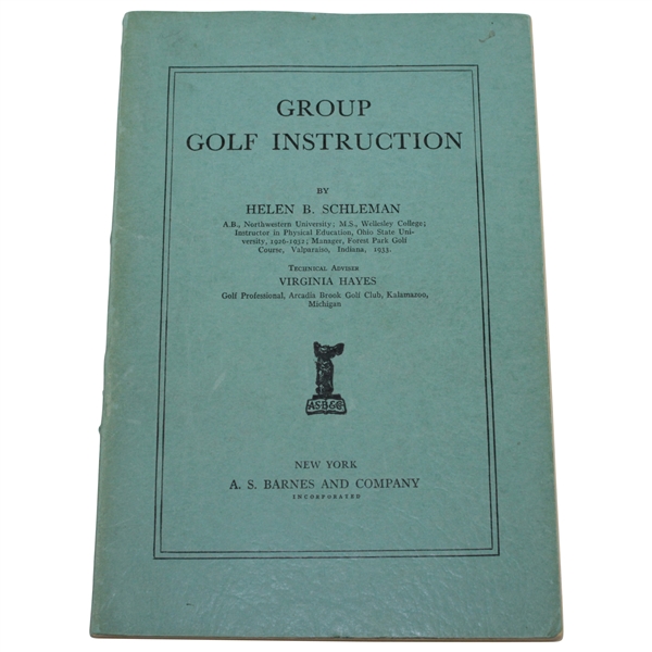 Bobby Jones Featured in 1934 Group Golf Instruction Booklet by Helen B. Schleman