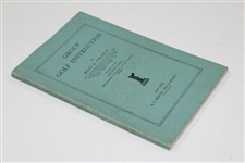 Bobby Jones Featured in 1934 'Group Golf Instruction' Booklet by Helen B. Schleman