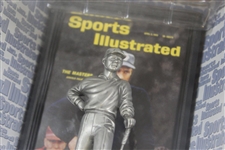 Arnold Palmer '1962 Sports Illustrated' Pewter Statue & Repro Magazine Display - Unopened
