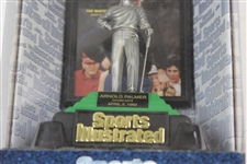 Arnold Palmer '1962 Sports Illustrated' Pewter Statue & Repro Magazine Display - Unopened