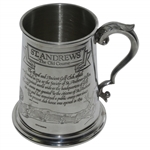 St. Andrews The Old Course Pewter Golf Tankard - Made in England