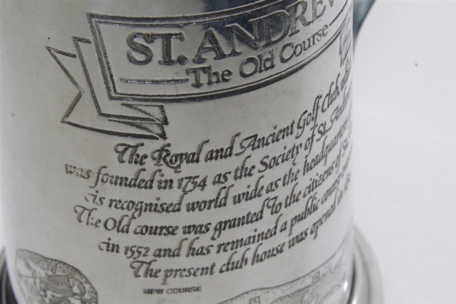 St. Andrews 'The Old Course' Pewter Golf Tankard - Made in England