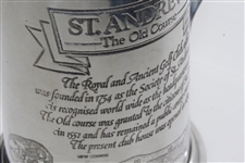 St. Andrews 'The Old Course' Pewter Golf Tankard - Made in England