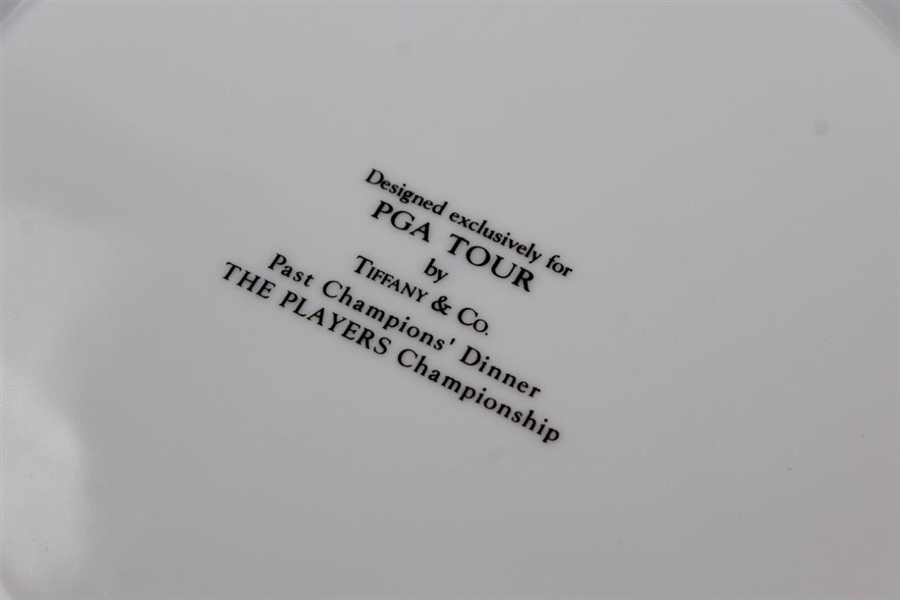 Tiffany & Co. THE PLAYERS Championship Past Champions' Dinner Plate in Original Box