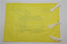 Ben Crenshaw & Caddy Carl Jackson Signed Masters Undated Embroidered Flag with Dates Won JSA ALOA